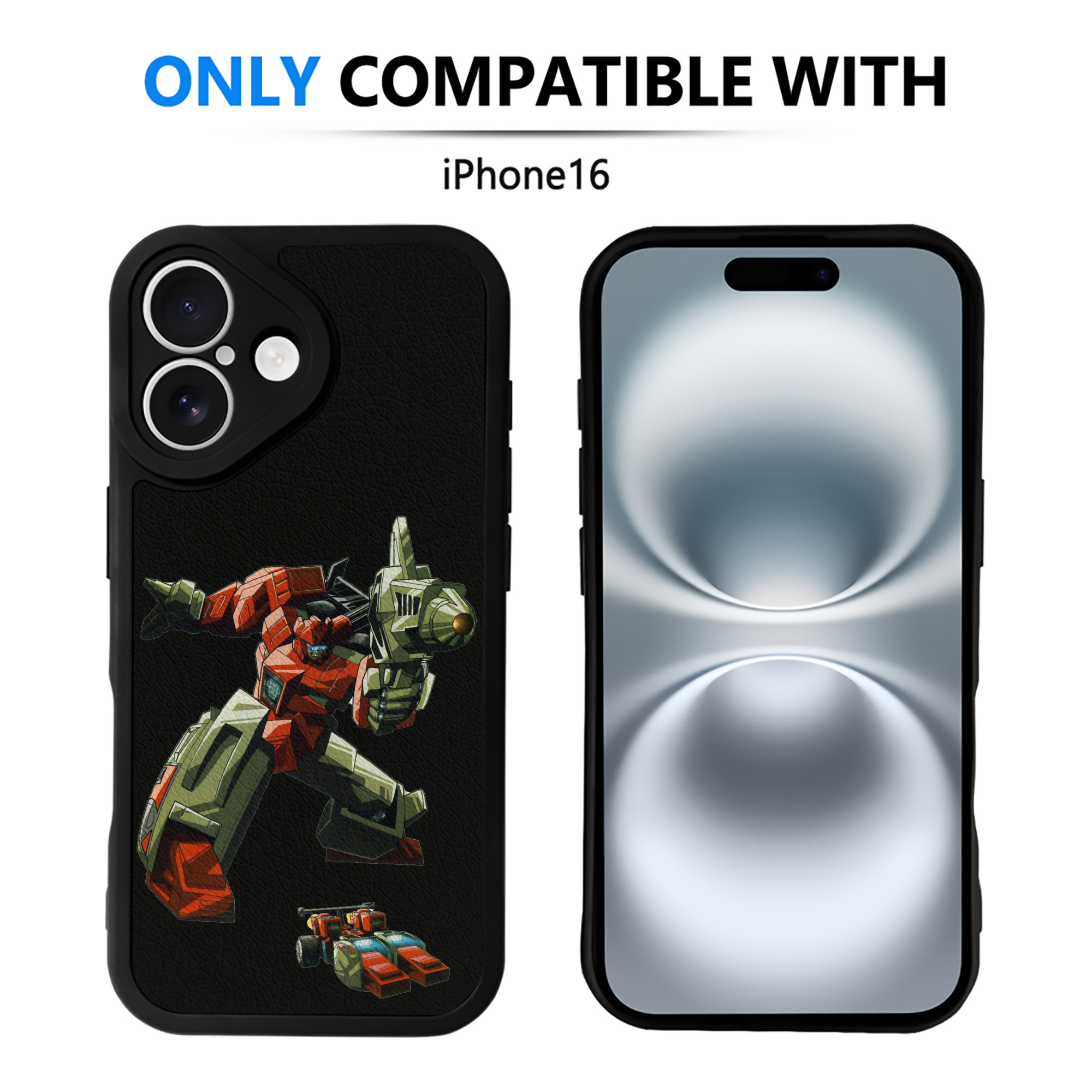 （画像用）  【iPhone 16シリーズ対応】シリコンスマホケース（レザー調） 材質：シリコン